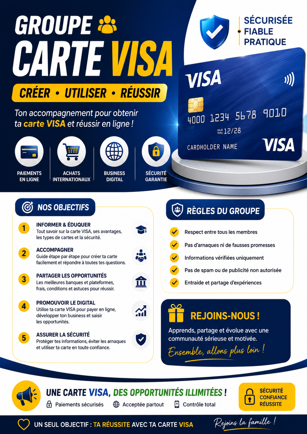 Guide complet sur un carte VISA