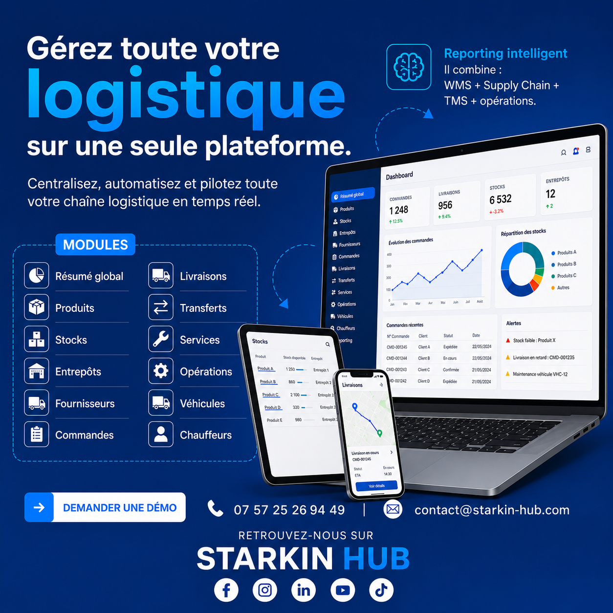 Gestion Logistique grâce au numérique